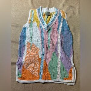 COOGI Multicolor Knit Tank Top